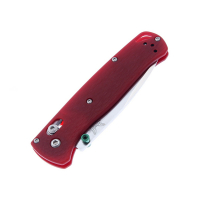 Нож складной BENCHMADE Bugout сталь S30V рукоять красная G10 превью 3