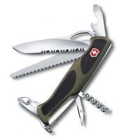 Нож VICTORINOX RangerGrip 179 130мм 12 функций цв. Зеленый / черный