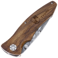 Нож складной BOKER Tirpitz-Damascus Wood превью 3