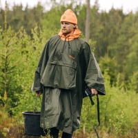 Дождевик PINEWOOD Gustav Poncho цвет Green / Orange превью 2