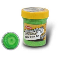 Паста BERKLEY PowerBait Extra Scent Glitter TroutBait цв. Весенний зеленый превью 1