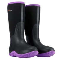Сапоги HISEA WS AquaX Rain Boots цвет black / purple превью 3