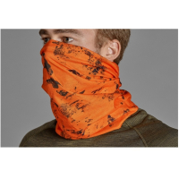 Повязка SEELAND Neck gaiter 2-pack цв. Pine green / InVis orange blaze превью 5