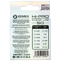 Леска ZEMEX Hi-Pro Competition Line 50 м цв. Прозрачный 0,165 мм превью 2
