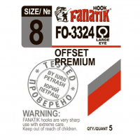 Крючок офсетный FANATIK FO-3324 № 2 (4 шт.)