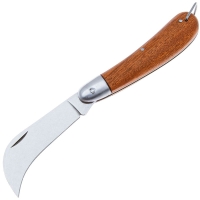 Нож складной полуавтоматический FOX KNIVES Gardening Country сталь С70 рукоять Дерево цв. Коричневый превью 2