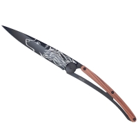 Нож DEEJO Tattoo Black Wolf 37 гр., цв. rosewood превью 5