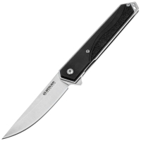 Нож складной полуавтоматический BOKER Japanese Iris сталь 440А рукоять Алюминий цв. Черный