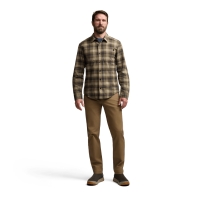 Рубашка SITKA Ashland Lt Wt Flannel Shirt цвет Oak Green Fall Plaid превью 4