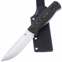 Нож OWL KNIFE Hoot сталь M390 рукоять G10 черно-оливковая превью 3