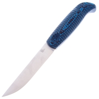 Нож OWL KNIFE Otus сталь N690 рукоять G10 черно-синяя превью 5