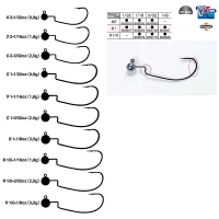 Джиг-Головка DECOY VJ-71 № 1/0 1,8 гр 1/16 oz превью 1