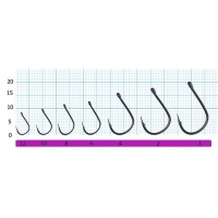 Крючок одинарный SIWEIDA Scorpion Iseama № 10 BLN W/Ring (10 шт.) превью 1