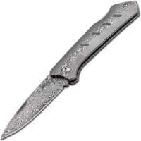 Нож складной BOKER Damascus Dominator дамасская сталь цв. Серый превью 1