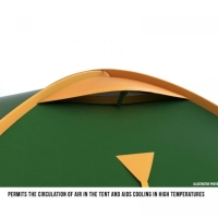 Палатка HUSKY Bizam 2 Classic цвет зеленый превью 2