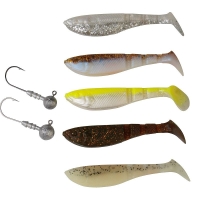 Набор приманок SAVAGE GEAR LB Pro 4Play Shad Kit 8,5 см (5 + 2 шт.) NL