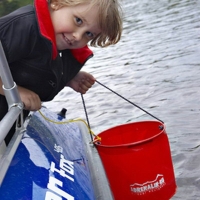 Ведро складное TSURIBITO Waterbag R цвет красный превью 2