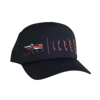 Бейсболка SITKA Antler Evolution Elk Foam Trucker цвет Black