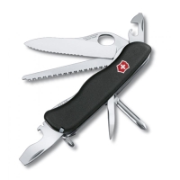 Нож VICTORINOX Military One Hand 111мм 12 функций цв. черный