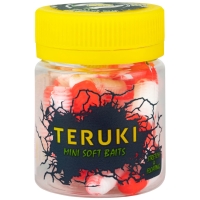 Червь TERUKI Roy 6,5 см (7 шт.) зап. сыр цв. White/Red/White/Red превью 3
