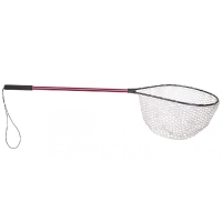 Подсачек SPRO Rubber mesh landing net Red, 0,82 м, 40x50 см, глубина 50cm