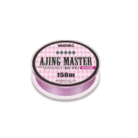 Плетенка VARIVAS Ajing Master DC-PE Vivid 150 м цв. Розовый/белый # 0,4