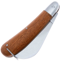 Нож складной полуавтоматический FOX KNIVES Gardening Country сталь С70 рукоять Дерево цв. Коричневый превью 3