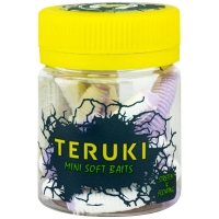 Червь TERUKI Roy 6,5 см (7 шт.) зап. сыр цв. White/Lilac превью 3