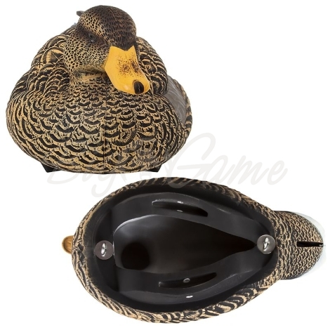 Комплект чучел LIFETIME DECOYS New Flex Float Mallards 2 селезня 1 утка фото 9