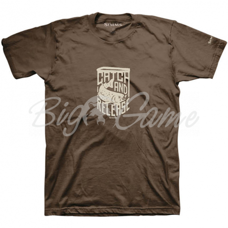 Футболка SIMMS Catch & Release T-Shirt цвет Brown фото 1