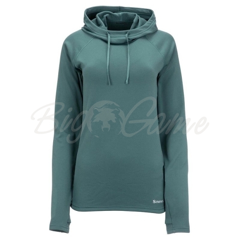 Толстовка SIMMS Women's Heavyweight Baselayer Hoody цвет Avalon Teal фото 1