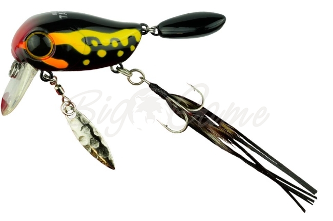 Воблер JACKALL Micro Tappy цв. makkuro dokugaeru фото 2