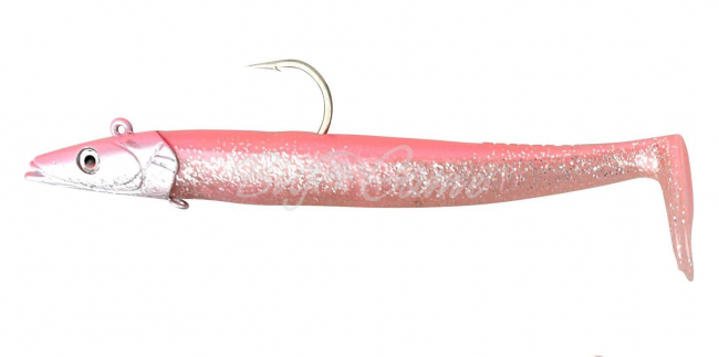 Набор приманок SAVAGE GEAR Sandeel (2 + 1 шт.) 180 мм цв. 43-Pink Glitter фото 1