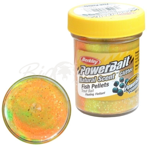 Паста BERKLEY PowerBait Natural Scent Glitter TroutBait аттр. Пелец цв. Радуга фото 1