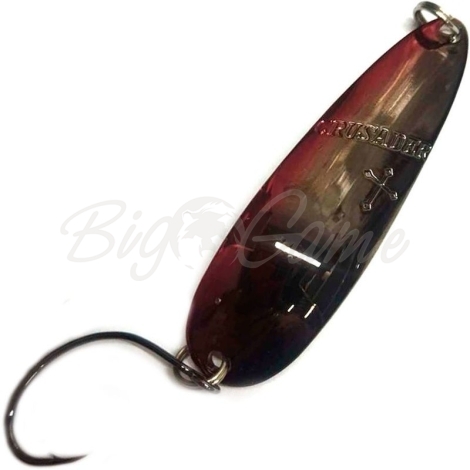 Блесна колеблющаяся DAIWA Crusader 5 г цв. Deep Red Black фото 1