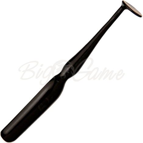 Виброхвост KEITECH Swing Bait 2,8'' (8 шт.) цв. #001S Black фото 1