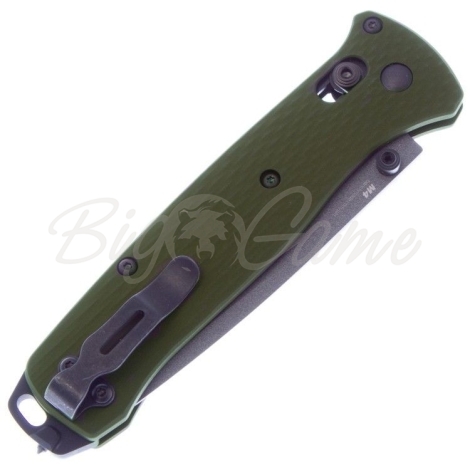 Нож складной BENCHMADE 537GY-1 Bailout CPM-M4 цв. Dark Green фото 3