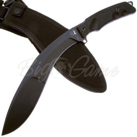 Нож с фиксированным клинком FOX KNIVES Extreme Tactical Fixed Kukri сталь Bohler N690Co рукоять Полиамид цв. Коричневый фото 2