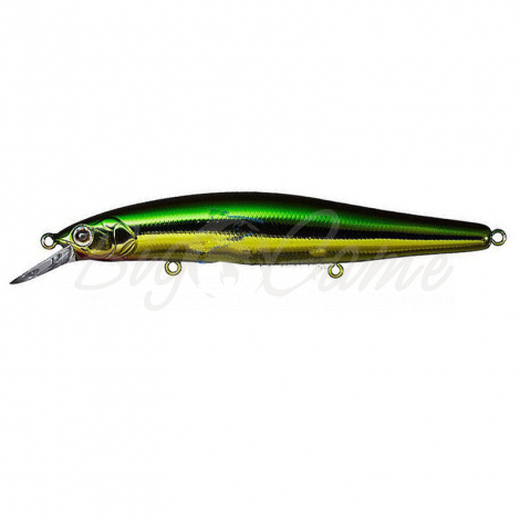 Воблер DAIWA Steez Minnow 110SP SR цв. Green Gold фото 1