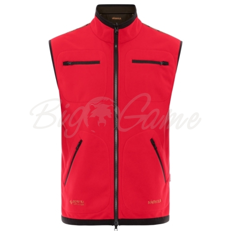 Жилет HARKILA Kamko fleece waistcoat цвет Brown / Red фото 4