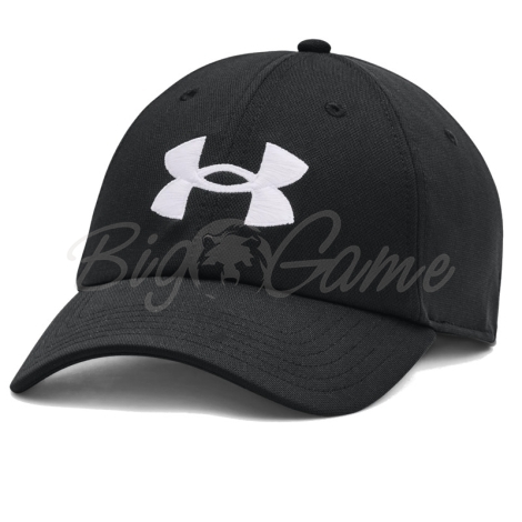 Кепка UNDER ARMOUR UA Blitzing Adj Hat цвет Black / White фото 1