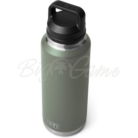 Термос YETI Rambler Bottle Chug Cap 1400 цвет Camp Green фото 2