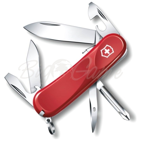 Нож VICTORINOX Evolution S14 85мм 14 функций цв. красный фото 1