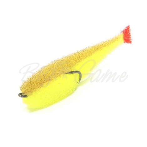 Поролоновая рыбка LEX Classic Fish CD 12 YBRB (желтое тело / коричневая спина / красный хвост) фото 1