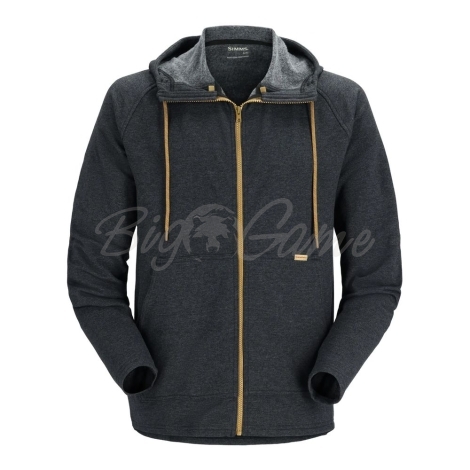 Толстовка SIMMS Vermilion Full-Zip Hoody цвет Black Heather фото 1