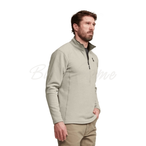 Толстовка SITKA Snowcrest Half-Zip Fleece Pullover цвет Oak Heather фото 5