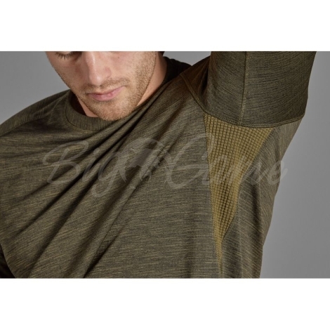 Термокофта SEELAND Active L/S T-shirt цвет Pine green фото 4