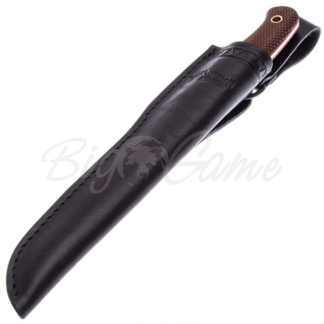 Нож ЮЖНЫЙ КРЕСТ Рыбацкий L Сталь Elmax рукоять Микарта койот/насечка фото 2