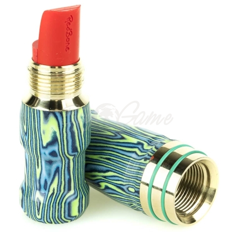 Манок на белолобого гуся D.E.D CUSTOM CALLS Зов вдовы Call of widow Ringing Kick (делрин) цв. Бирюзовый многоцвет фото 4
