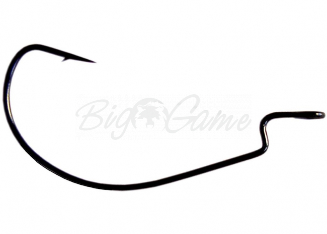 Крючок офсетный FISH SEASON Wide Range Worm с большим ухом № 1/0 (4 шт.) фото 1